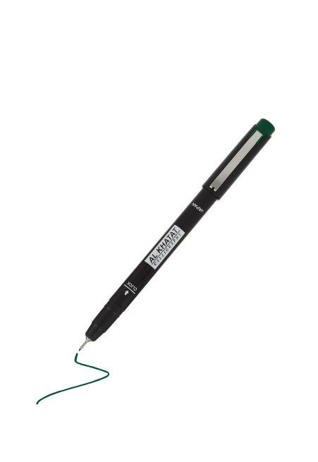 قلم الخط العربي من الخطاط – عرض الخط 1 مم، أخضر الصورة الرئيسية
