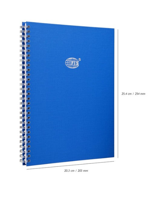 FIS Manuscript Book – A4, 8mm Single Ruled, Spiral, 96 Sheets