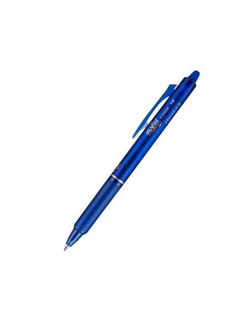 Pliot Frixion Clicker Roller Ball Pen, 1.0 mm, Blue