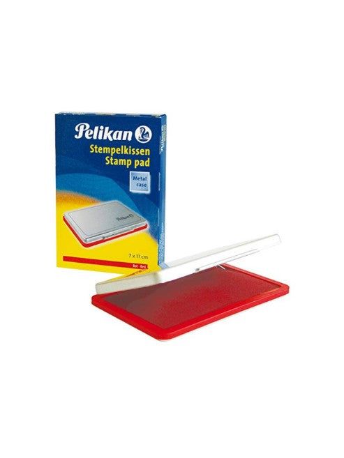 Pelikan AG Pelikan Plastic Case Stamp Pad – Red (11 x 7 cm)