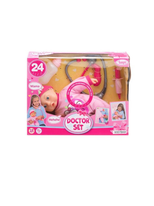 Bayer 33cm Doctor Set Doll with 24 Baby Sound Secondary image