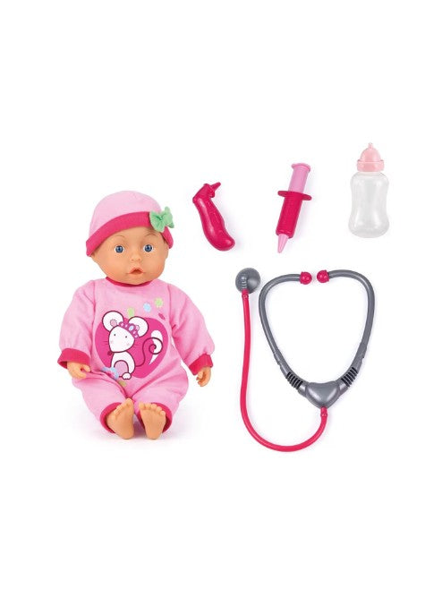 Bayer 33cm Doctor Set Doll with 24 Baby Sound Main image