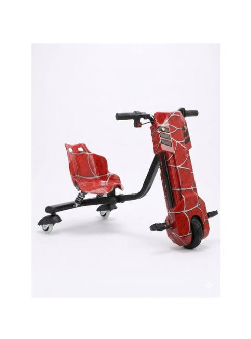 Electric Drift Scooter Spider Web Theme -RED - 36V