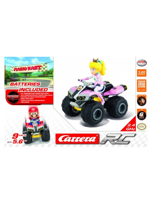 Carrera RC Mario Kart 8 Peach 1:20 Remote Control Car Fast Fun Ready-to-Run for Kids and Adults