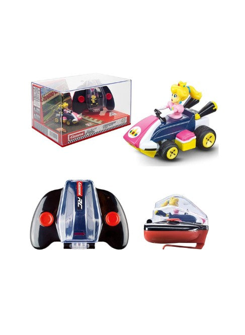 Carrera RC Mario Kart Mini Peach 1:50 Remote Control Car Fast Fun Ready-to-Run for Kids and Adults