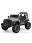 Monster Jeep 24V Ride-On Car 2-Seater – 4x4 Electric Off-Road Vehicle with 4 x 200W Motors, Lifted - Grey