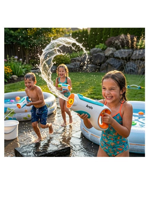 Space Electric Water Gun Arolo M48 Battery Powered Water Blaster for Kids Outdoor Summer Splash Toy