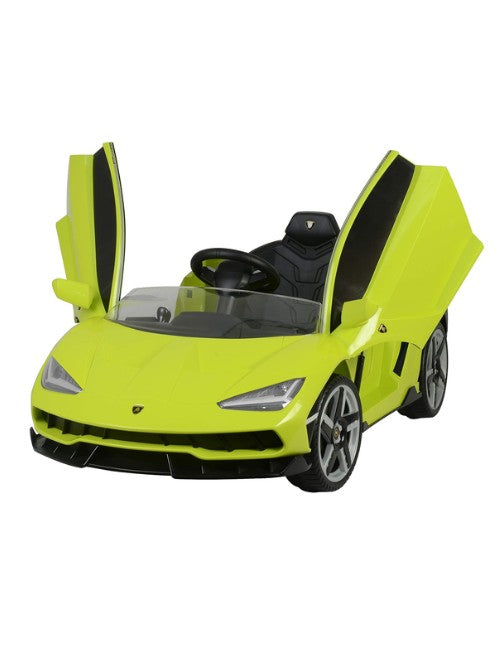 Lamborghini Centenario Ride-On Car 6726R Green 12V Kids Electric Car with EVA Wheels Leather Seat Remote Control
