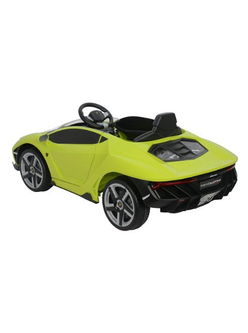 Lamborghini Centenario Ride-On Car 6726R Green 12V Kids Electric Car with EVA Wheels Leather Seat Remote Control