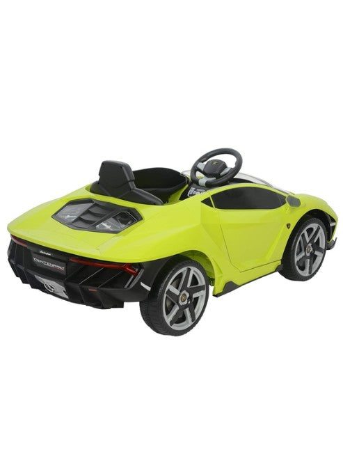 Lamborghini Centenario Ride-On Car 6726R Green 12V Kids Electric Car with EVA Wheels Leather Seat Remote Control