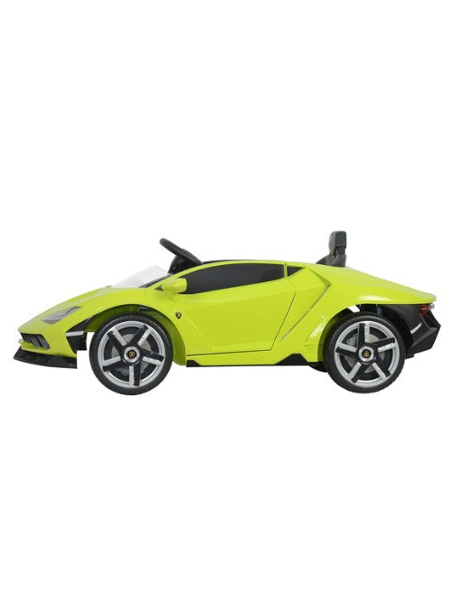 Lamborghini Centenario Ride-On Car 6726R Green 12V Kids Electric Car with EVA Wheels Leather Seat Remote Control