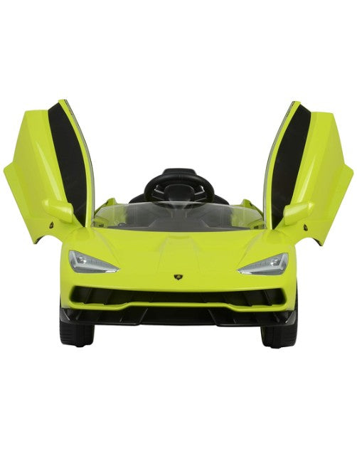 Lamborghini Centenario Ride-On Car 6726R Green 12V Kids Electric Car with EVA Wheels Leather Seat Remote Control