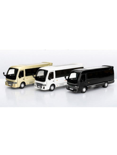 Coaster Business Car Toyota Bus 1:33 Pull back diecast