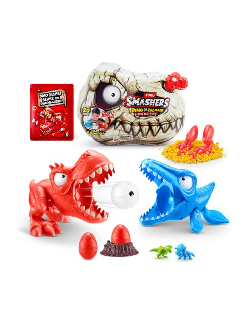 Smashers Dino Island T‑Rex Battle Playset