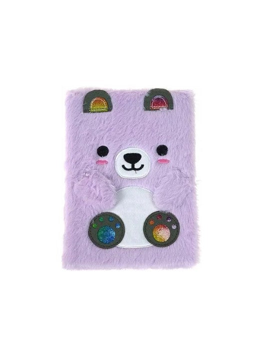 Fluffy Bear Notebook A5 P80 80gsm - Assorted Colours