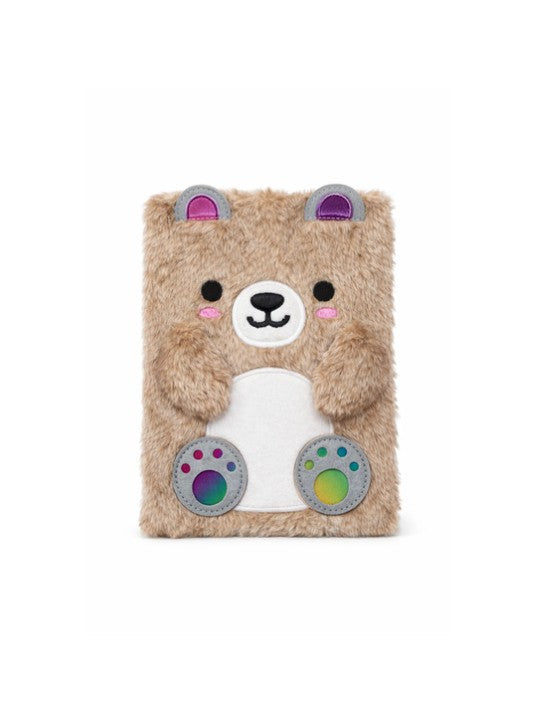Fluffy Bear Notebook A5 P80 80gsm - Assorted Colours