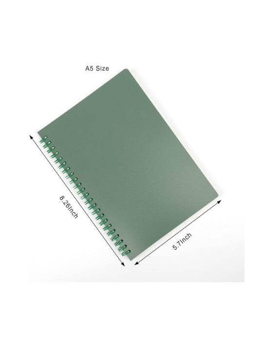 A5 4 Line Hard Cover Spiral Notebook - Asst Color
