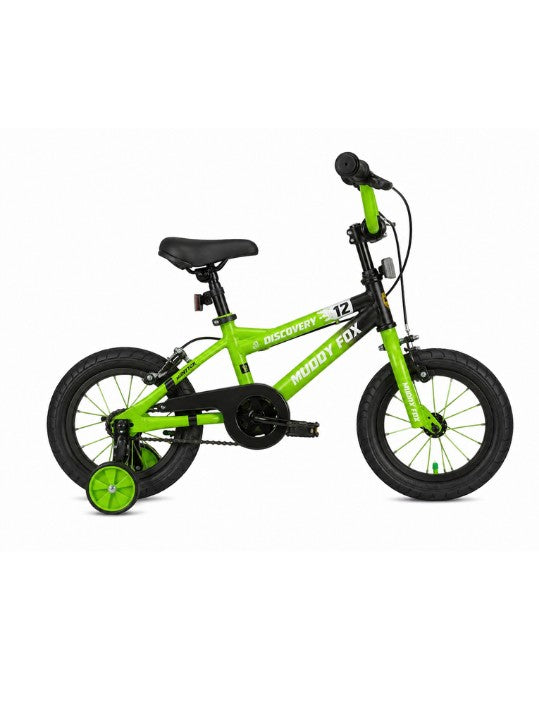 Muddy Fox - Discovery 12-Inch Bicycle with Training Wheels , Green
