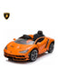 Lamborghini Centenario Ride-On Car 6726R Orange 12V Kids Electric Car with EVA Wheels Leather Seat