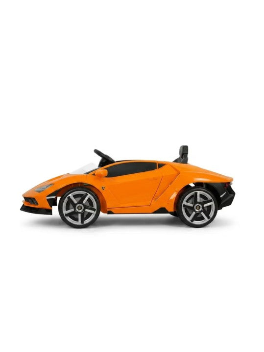 Lamborghini Centenario Ride-On Car 6726R Orange 12V Kids Electric Car with EVA Wheels Leather Seat صورة ثانوية