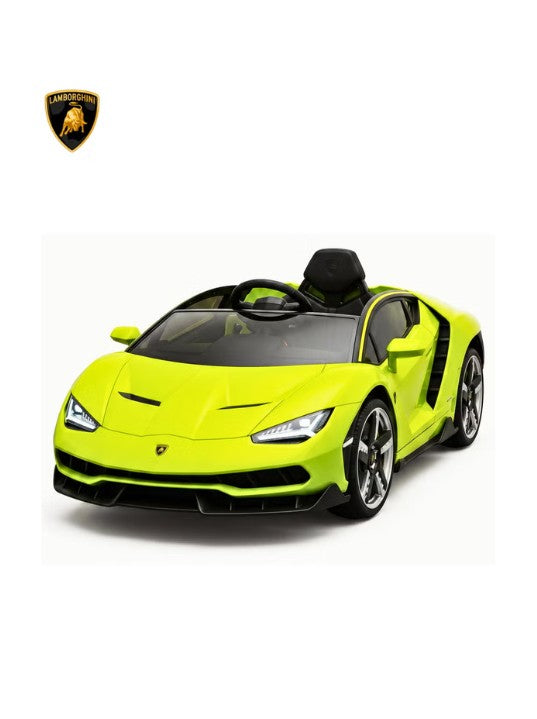 Lamborghini Centenario Ride-On Car 6726R Green 12V Kids Electric Car with EVA Wheels Leather Seat Remote Control
