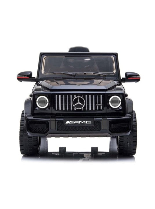 Mercedes Benz Jeep AMG G63 Ride On Car for Kids with Plastic Wheels & Plastic Seat, Battery Operated Electric Car, Black