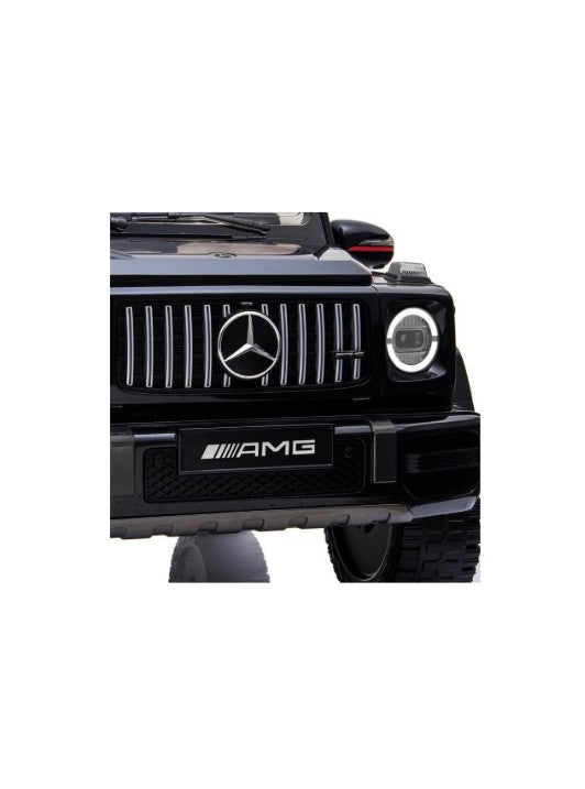 Mercedes Benz Jeep AMG G63 Ride On Car for Kids with Plastic Wheels & Plastic Seat, Battery Operated Electric Car, Black