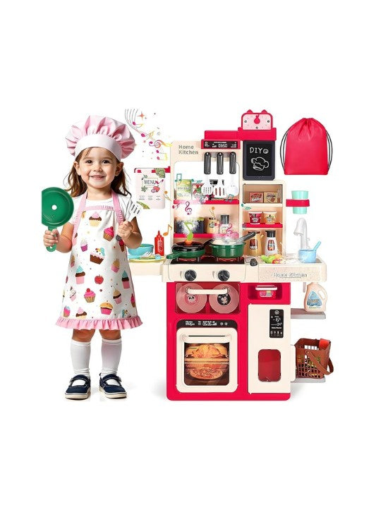 Puzzle Kitchen Set Funny – 63 Pcs is an interactive pretend-play kitchen