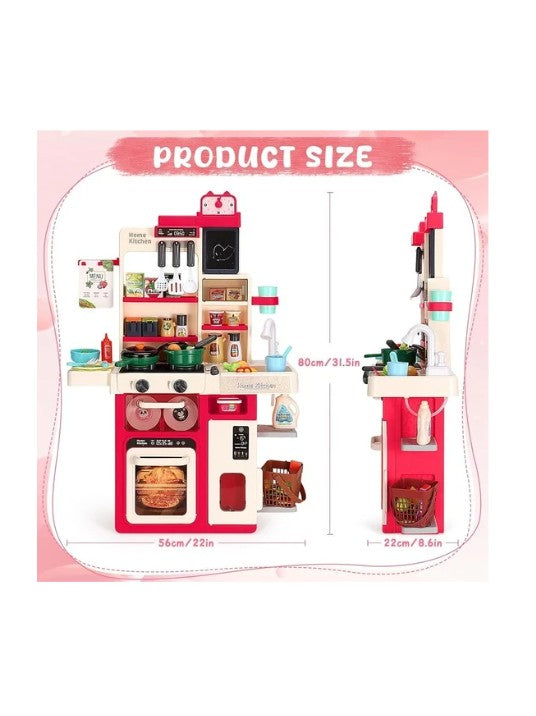 Puzzle Kitchen Set Funny – 63 Pcs is an interactive pretend-play kitchen