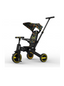 Tricycle LB-111 Yellow for Kids – Sturdy Baby Ride-On Trike with Parent Push Handle, Safety Guard, Comfortable Seat & Storage Basket for Toddlers