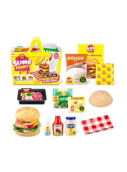 ZURU Slime Mart Small Shopping Basket Series 1 Burger Slime Play Set 15905A