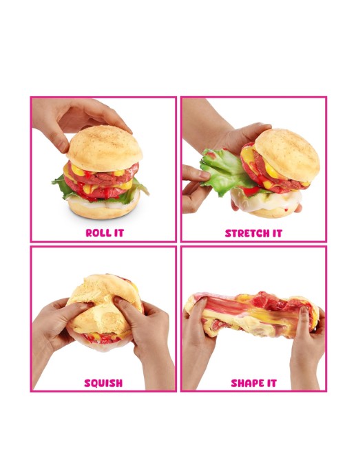 ZURU Slime Mart Small Shopping Basket Series 1 Burger Slime Play Set 15905A
