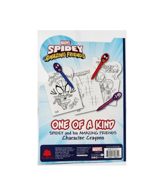 Marvel Spidey Activity Book & Shaped Crayons