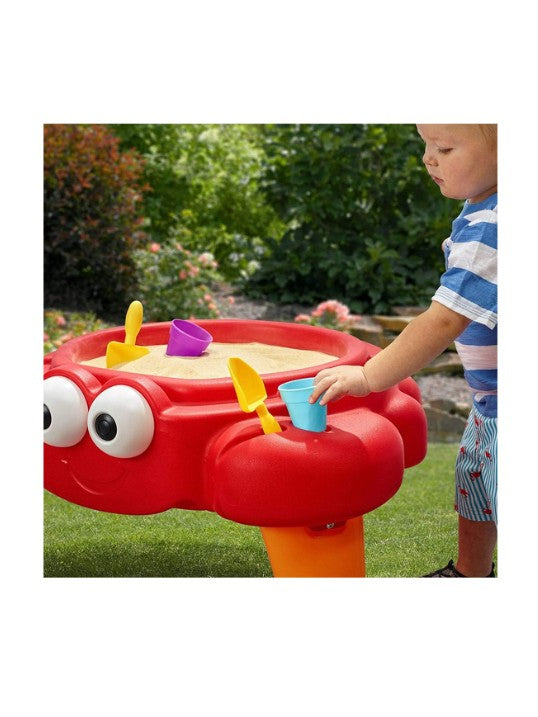 Step2 Crabbie Sand Table Outdoor Sand Play Table for Kids with Accessories