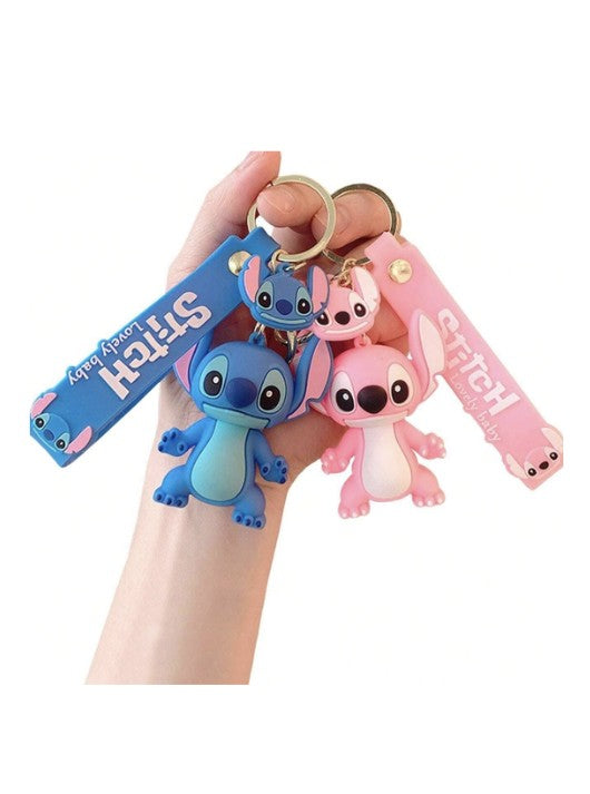 Stitch Key Chain 5518-001 Cute Disney Character Keyring Accessory