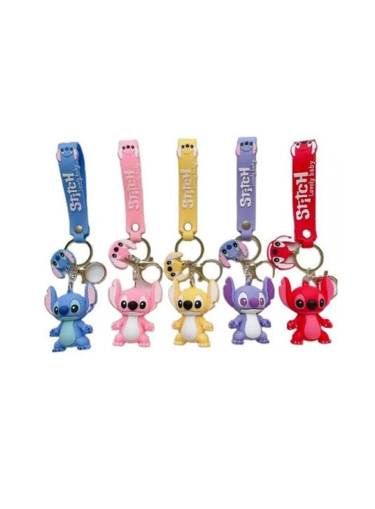 Stitch Key Chain 5518-001 Cute Disney Character Keyring Accessory الصورة الرئيسية