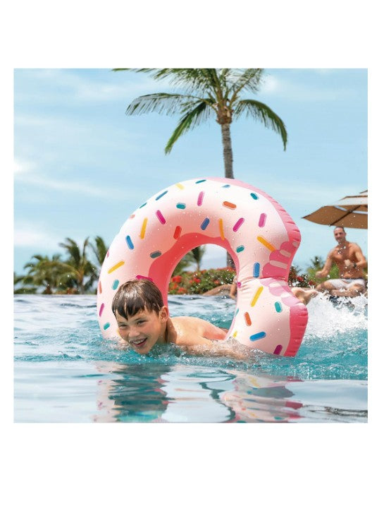 Intex Donut Tube 56265 – Inflatable Donut Swim Ring for Pool & Beach صورة ثانوية