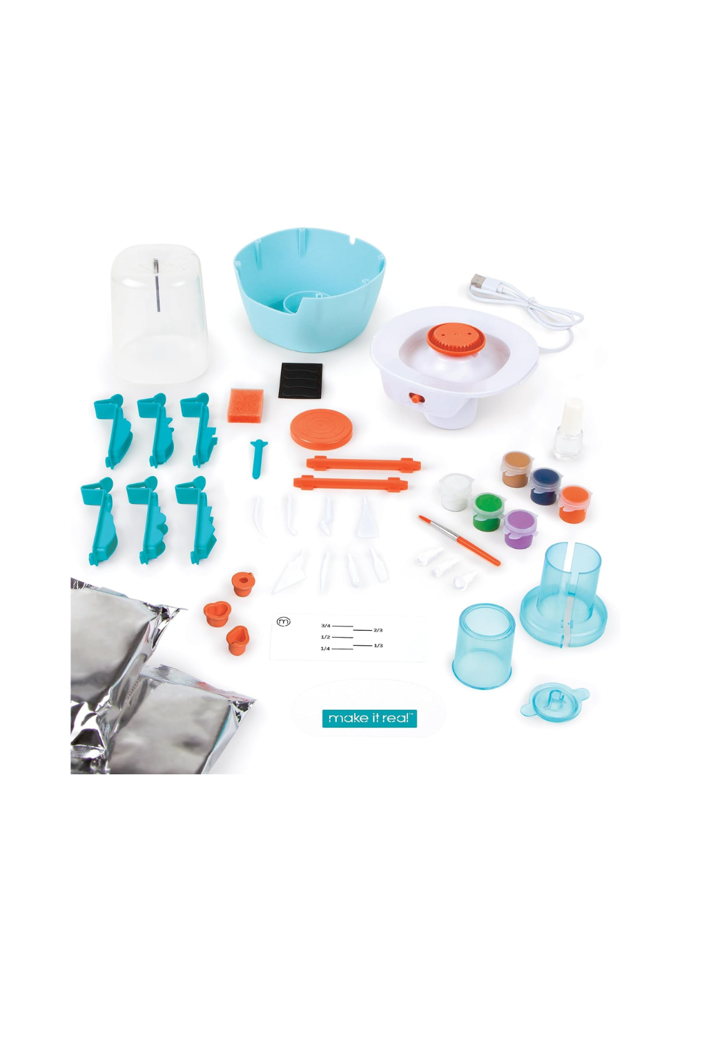 Make It Real Mini Pottery Wheel Deluxe Set – 1830