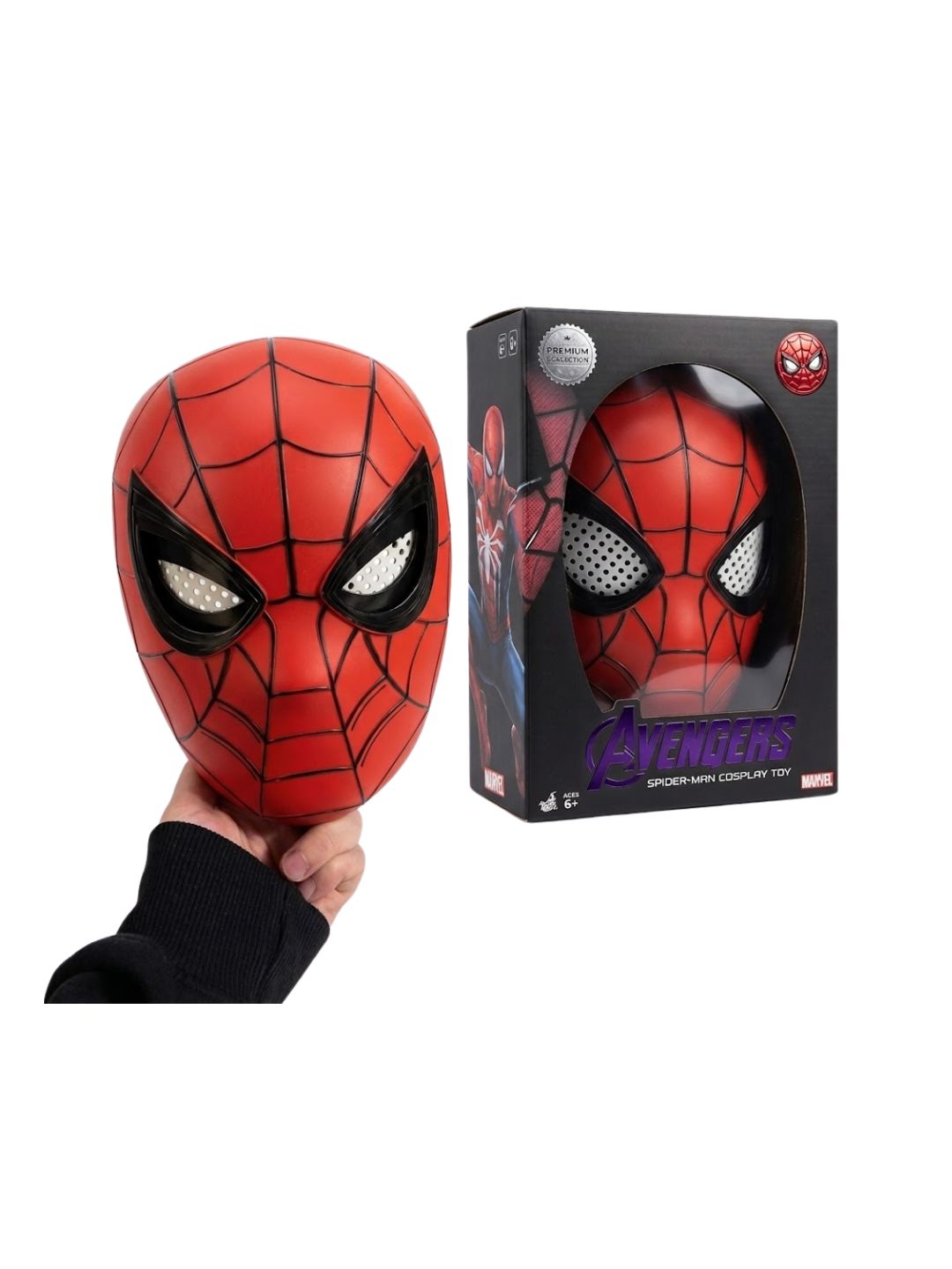 Spiderman Mask Set - 3D Kids Mask with Gloves