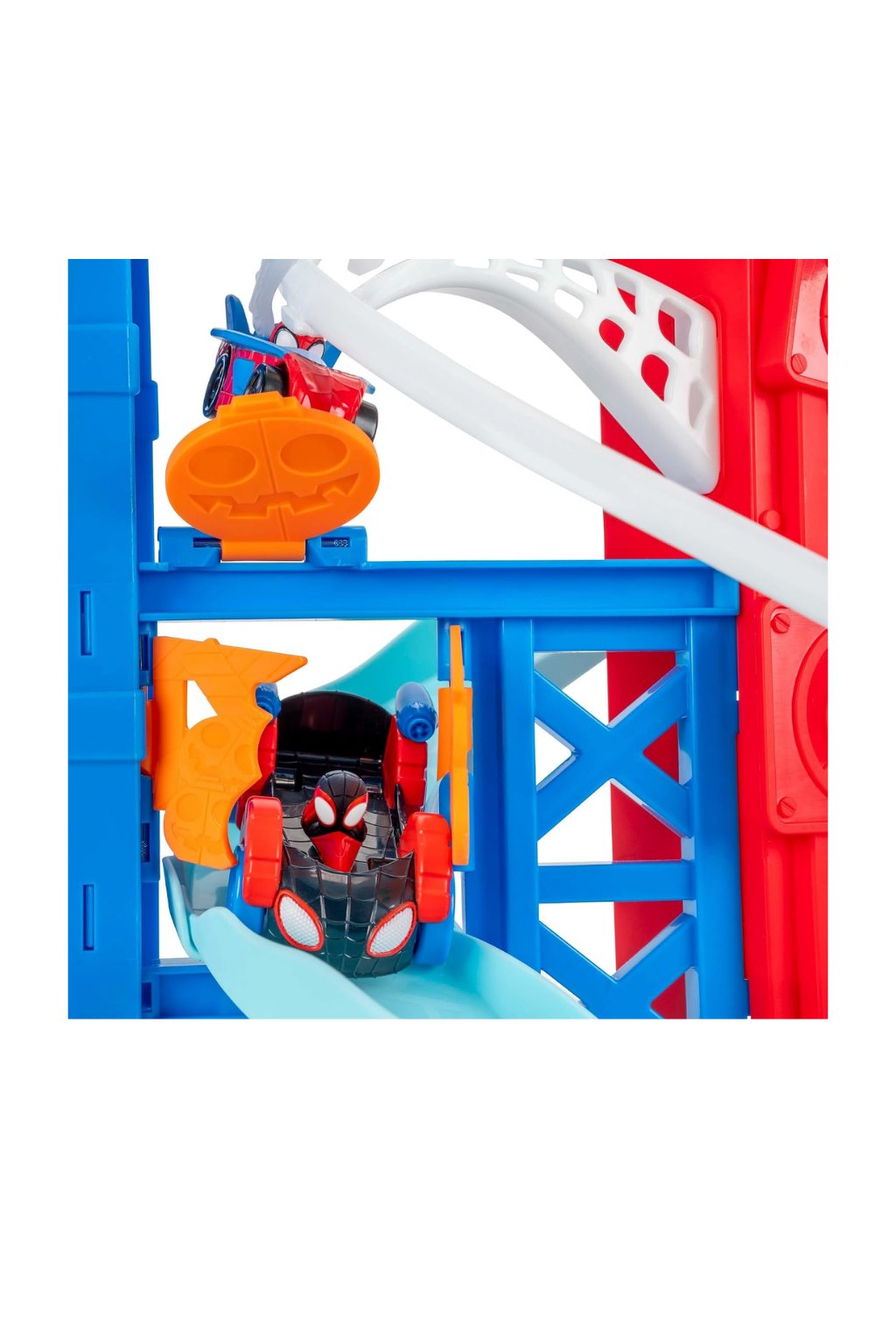 Spidey N Friends Construction Zone Chaos Track Set with Zip Line & 2 Vehicles – SNF0382