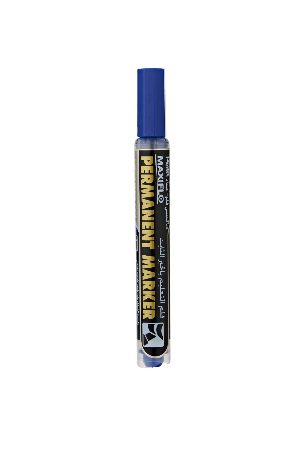 Pentel Maxiflo Permanent Marker Blue – Long-Lasting Liquid Ink Marker صورة ثانوية