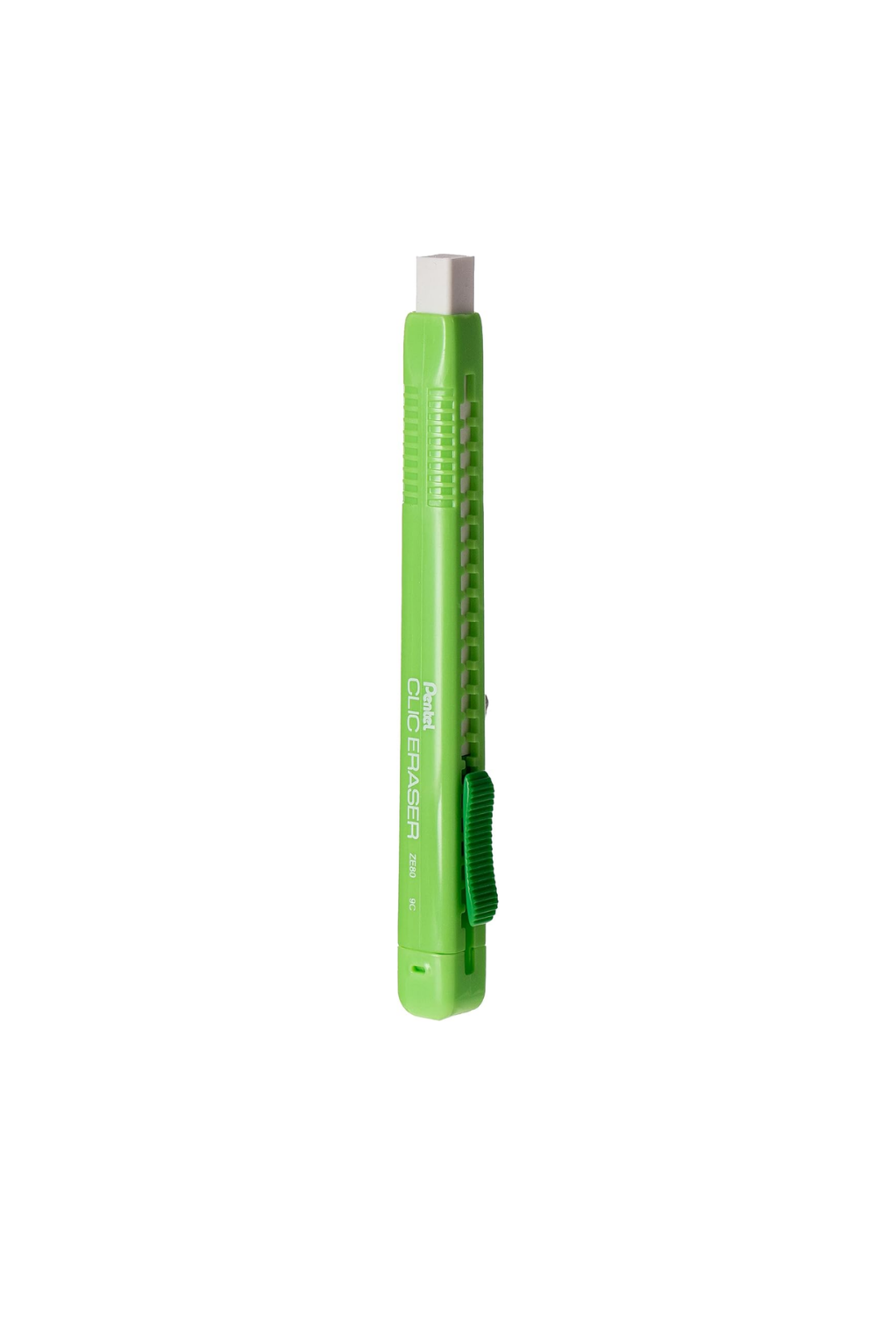 Pentel Clic Eraser Green PE-ZE80-K – Retractable Pen-Style Eraser Main image