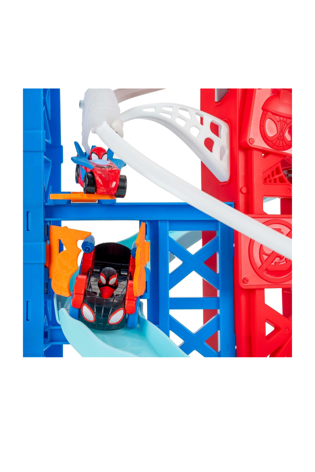 Spidey N Friends Construction Zone Chaos Track Set with Zip Line & 2 Vehicles – SNF0382