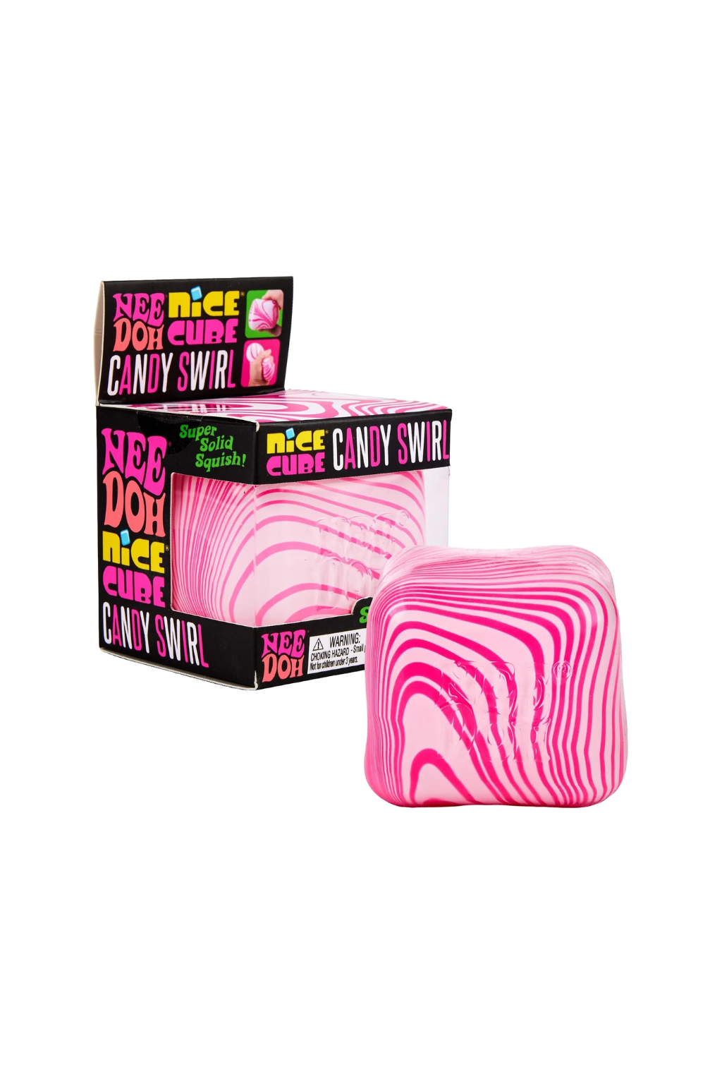 NeeDoh Candy Swirl Nice Cube Stress Ball الصورة الرئيسية