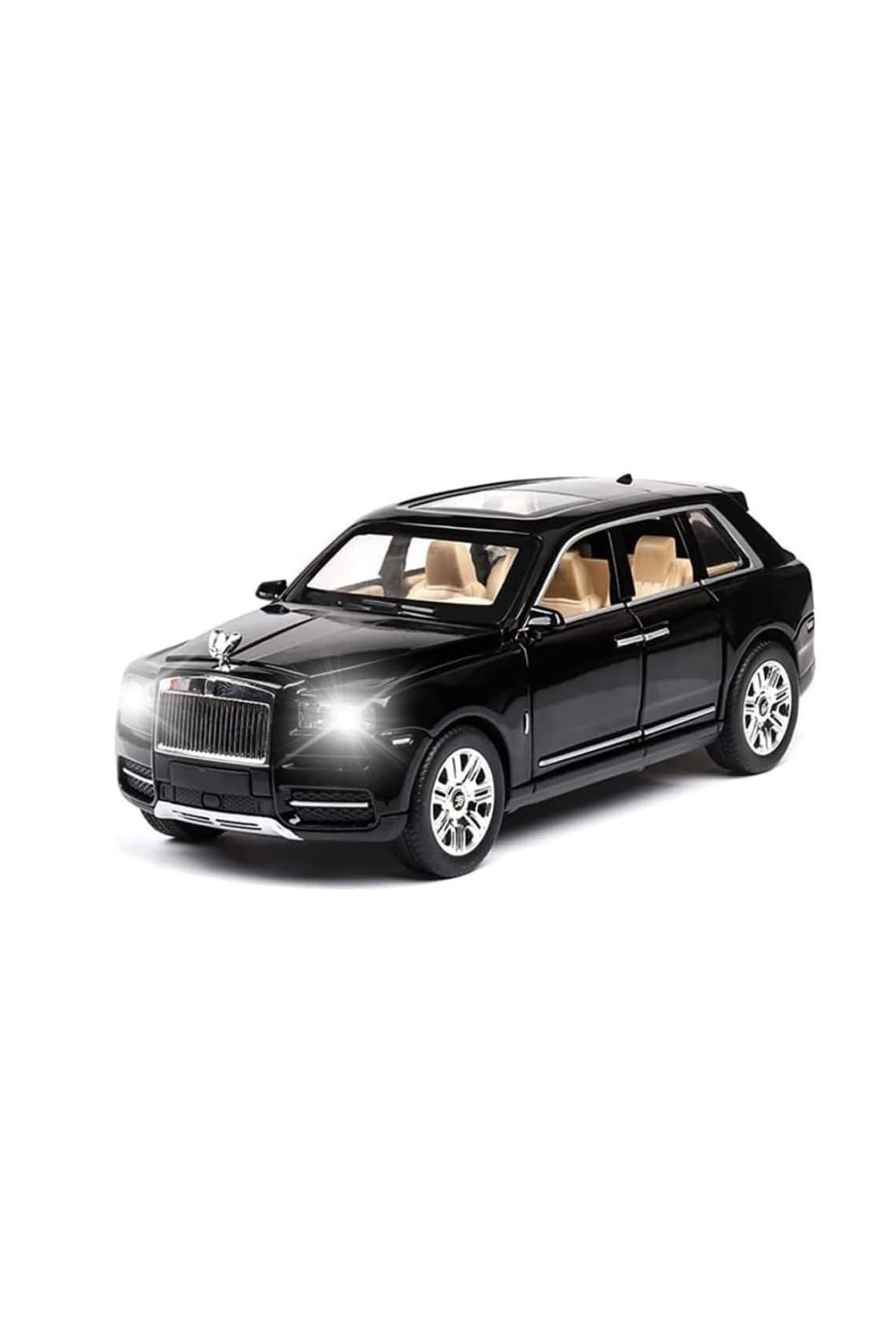 1:24 Rolls-Royce Cullinan SUV Model Car – Die-Cast Pull Back Toy with Lights & Sound - Asst Secondary image