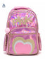 Pink Heart Girls School Backpack Set