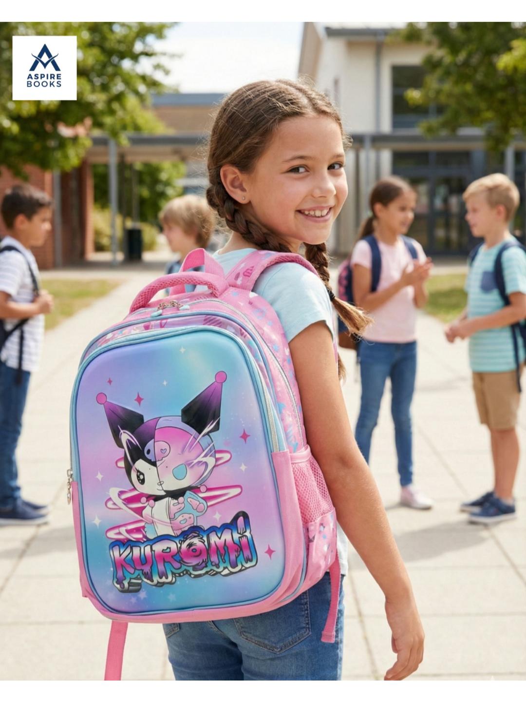 Kurumi Pink Backpack for Girls