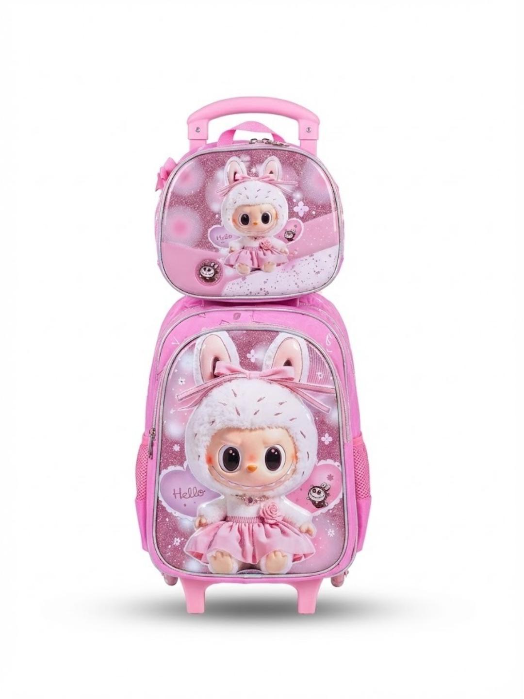 Labubu 3 in 1 Trolley Bag Set