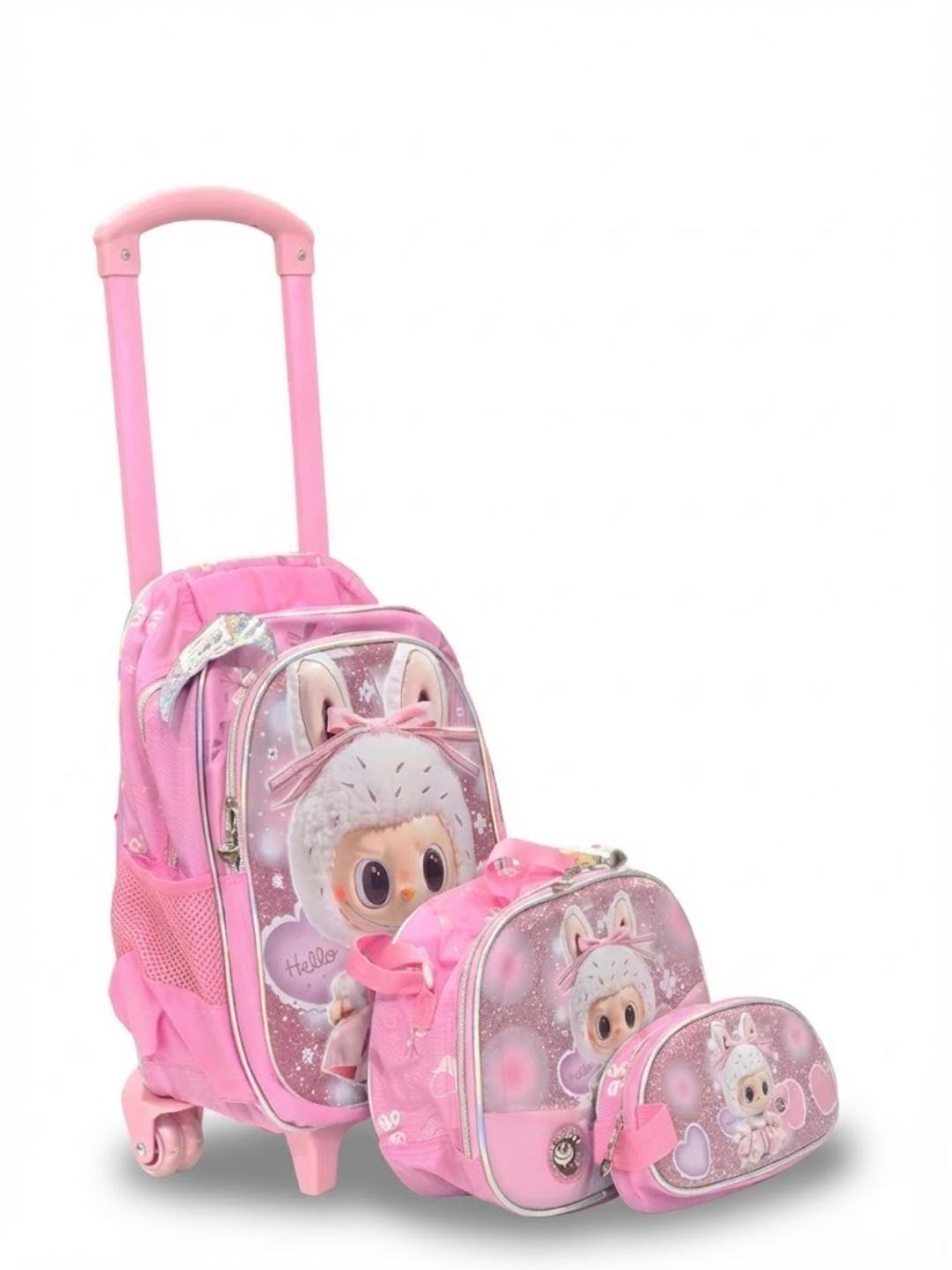 Labubu 3 in 1 Trolley Bag Set