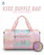 Kids Iridescent Holographic Duffle Bag – Travel & Dance Bag with Coin Pouch for Girls, Pink